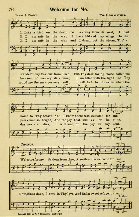 Songs for Service: in Church and Home page 76