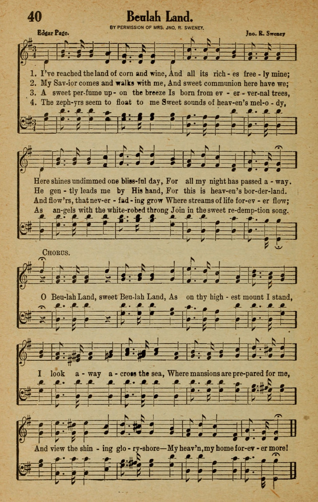 Songs for Service page 40