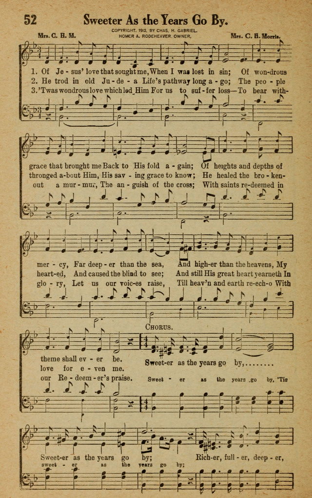 Songs for Service page 52