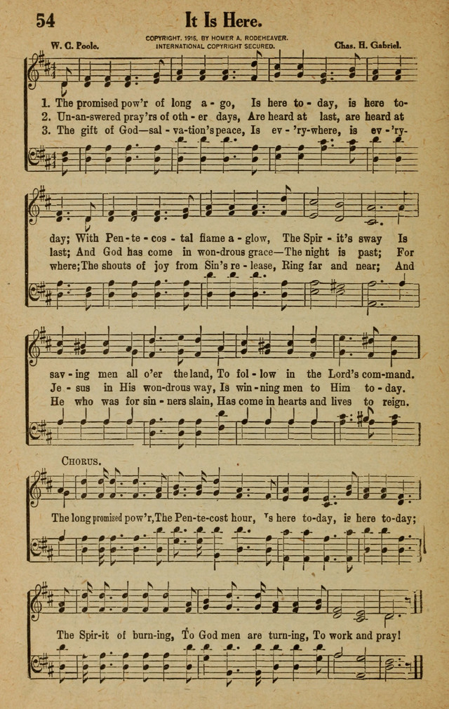 Songs for Service page 54