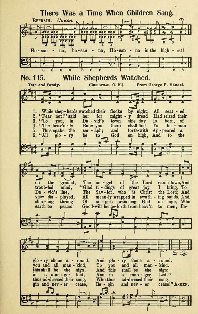 Songs for the Sunday School page 109
