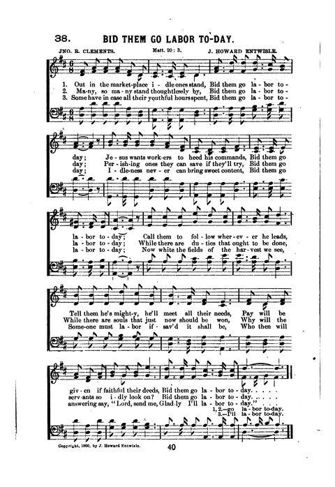 Songs for Work and Worship page 38