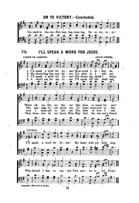 Songs for Work and Worship page 73