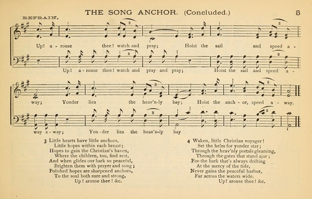 Song Anchor: a Choice Collection of Favorites for Sabbath School and Praise Service page 5