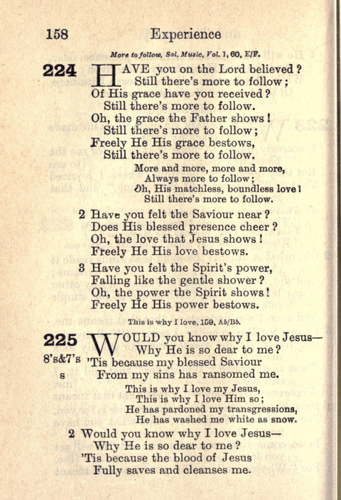 Salvation Army Songs page 158