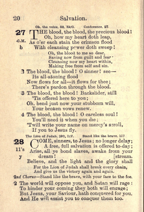 Salvation Army Songs page 20