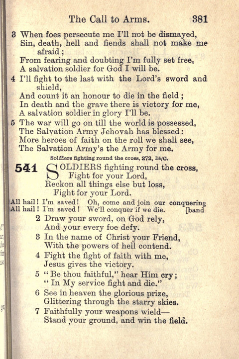 Salvation Army Songs page 381