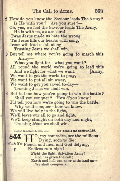 Salvation Army Songs page 383