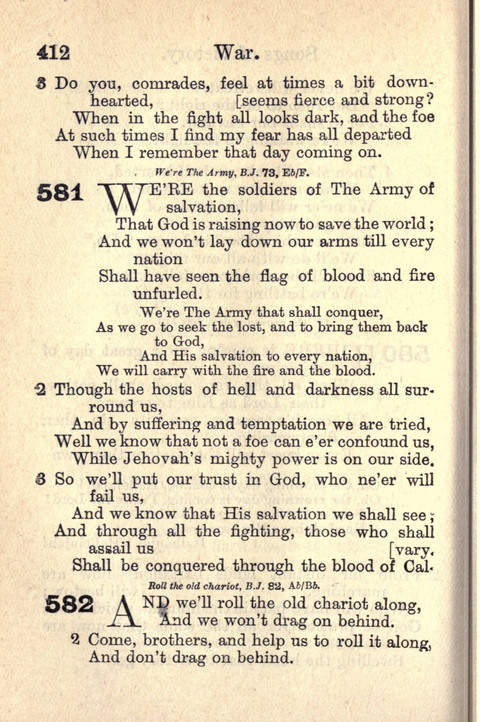 Salvation Army Songs page 412