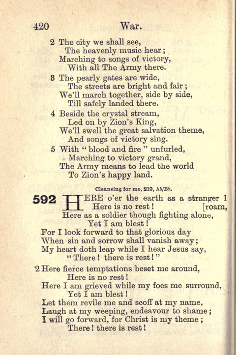 Salvation Army Songs page 420