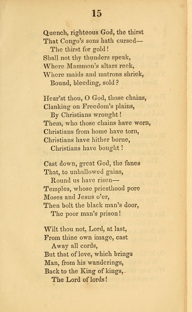 A Selection of Anti-Slavery Hymns: for the use of the friends of emancipation page 11