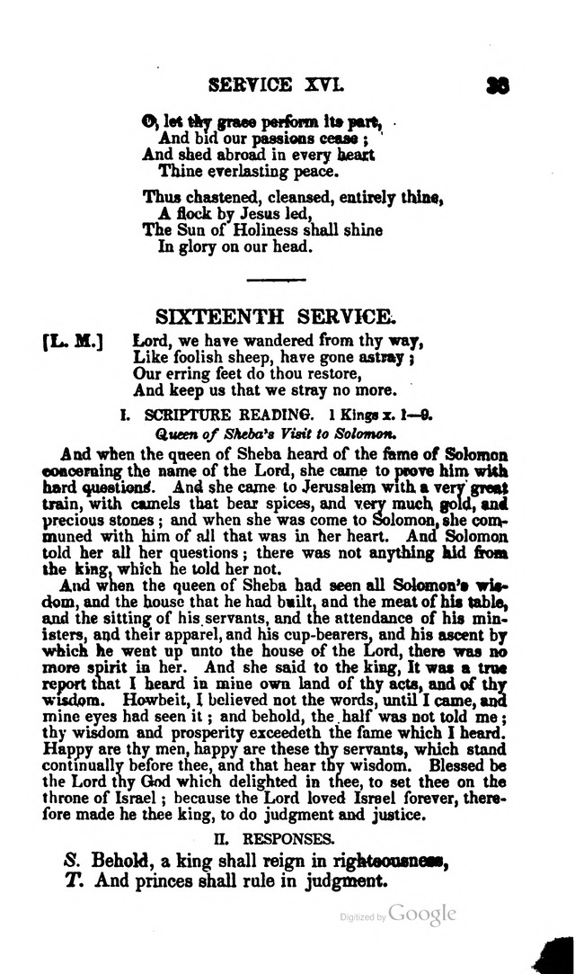 A Service Book: with a selection of tunes and hymns for Sabbath schools (6th ed.) page 33