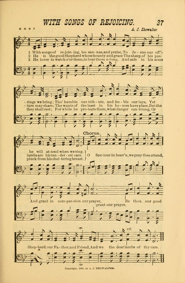 Sabbath Bells: for the Sunday-school and for prayer, praise, and gospel meetings page 37