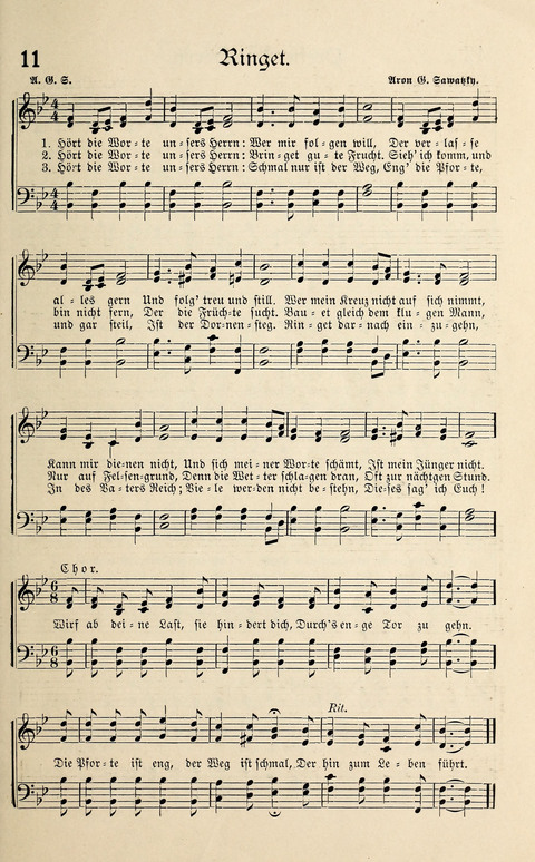 Sänger-Bote: ein Liederbuch für Kirche und Haus page 11