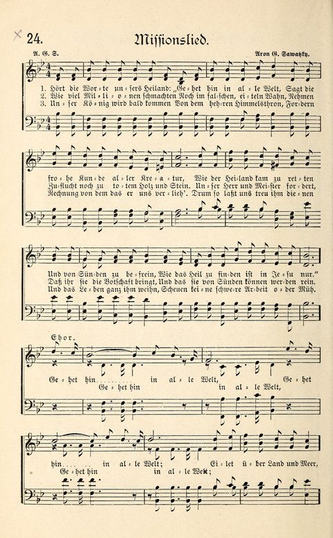 Sänger-Bote: ein Liederbuch für Kirche und Haus page 24