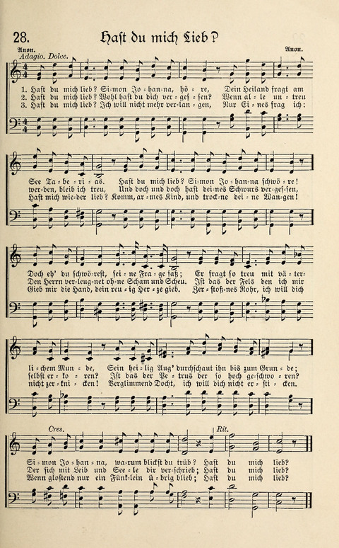 Sänger-Bote: ein Liederbuch für Kirche und Haus page 29