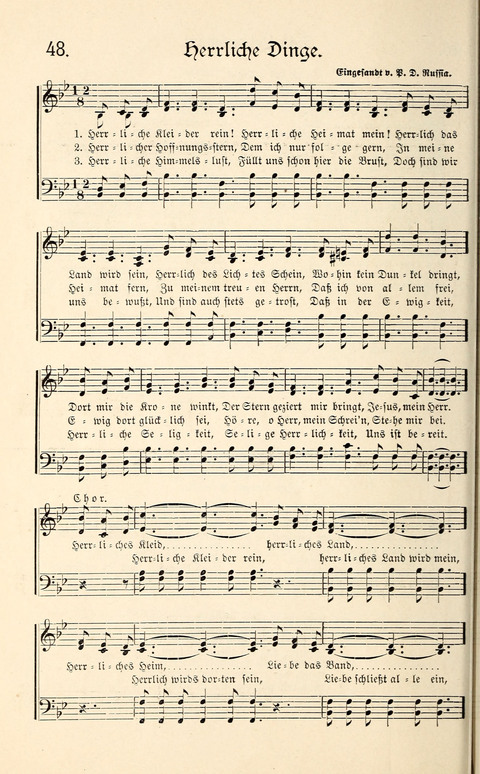 Sänger-Bote: ein Liederbuch für Kirche und Haus page 48