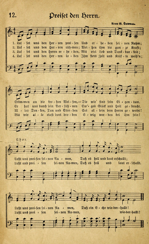 Sänger-Bote: ein Liederbuch für Kirche und Haus (4th. ed.) page 14