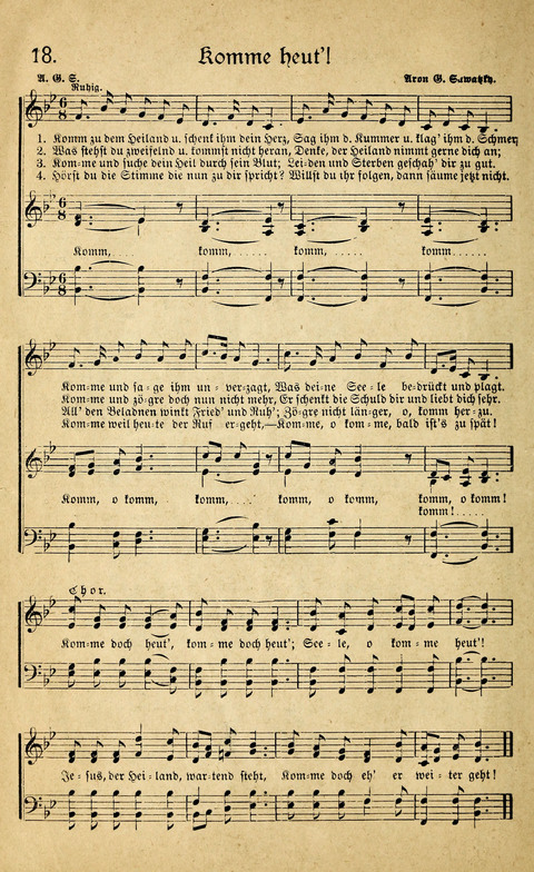 Sänger-Bote: ein Liederbuch für Kirche und Haus (4th. ed.) page 20