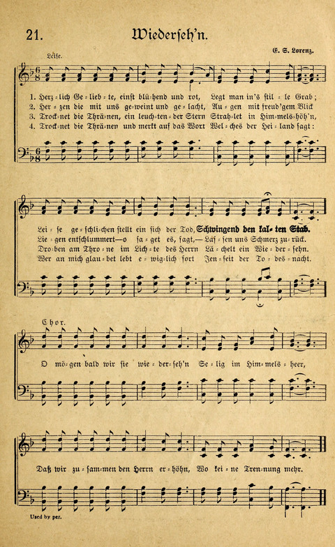 Sänger-Bote: ein Liederbuch für Kirche und Haus (4th. ed.) page 23