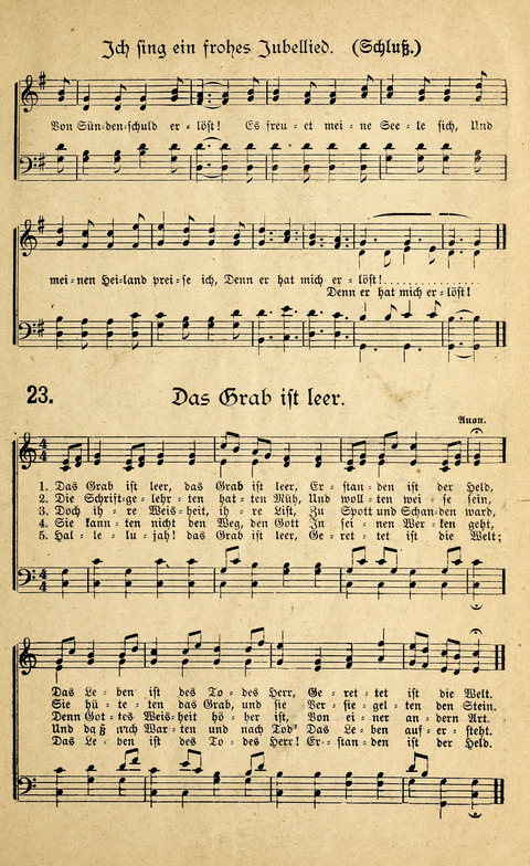Sänger-Bote: ein Liederbuch für Kirche und Haus (4th. ed.) page 25