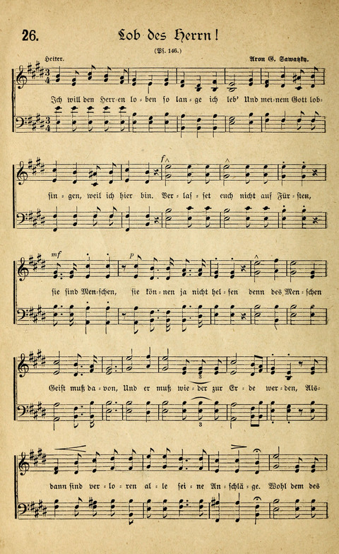 Sänger-Bote: ein Liederbuch für Kirche und Haus (4th. ed.) page 28