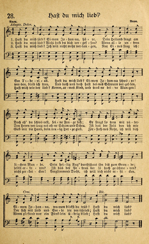 Sänger-Bote: ein Liederbuch für Kirche und Haus (4th. ed.) page 31