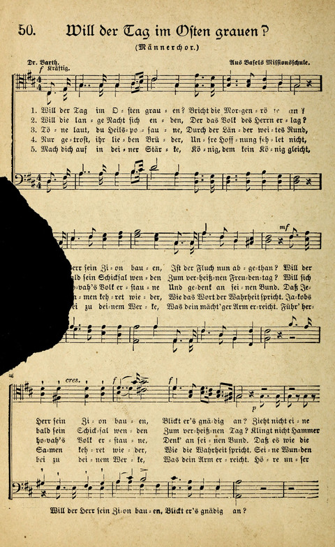 Sänger-Bote: ein Liederbuch für Kirche und Haus (4th. ed.) page 58