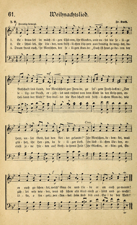 Sänger-Bote: ein Liederbuch für Kirche und Haus (4th. ed.) page 70