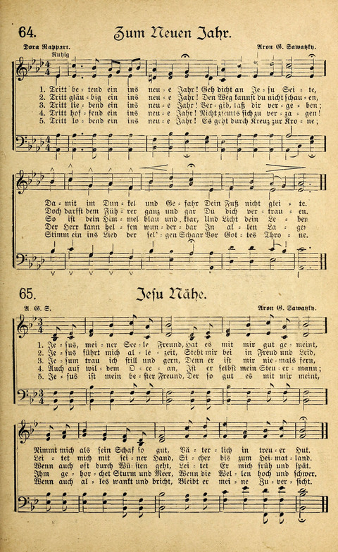 Sänger-Bote: ein Liederbuch für Kirche und Haus (4th. ed.) page 73