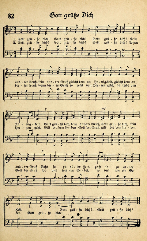 Sänger-Bote: ein Liederbuch für Kirche und Haus (4th. ed.) page 91
