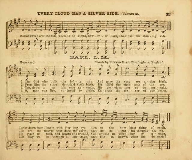 The Silver Chime: a cluster of Sabbath school melodies, tunes, sentences, chants, etc., for the use of children and teachers in their school exercises, devotions, and recreations, to which is added... page 31