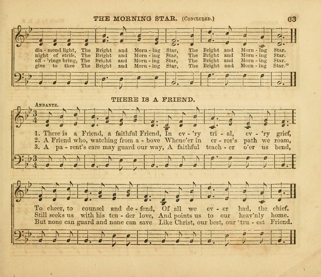 The Silver Chime: a cluster of Sabbath school melodies, tunes, sentences, chants, etc., for the use of children and teachers in their school exercises, devotions, and recreations, to which is added... page 61