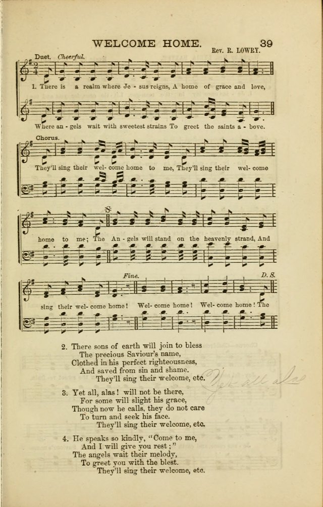 Sabbath Carols : A New Collection of Music and Hymns page 38