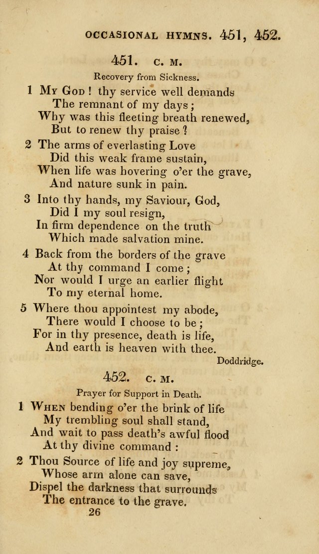 The Springfield Collection of Hymns for Sacred Worship page 320