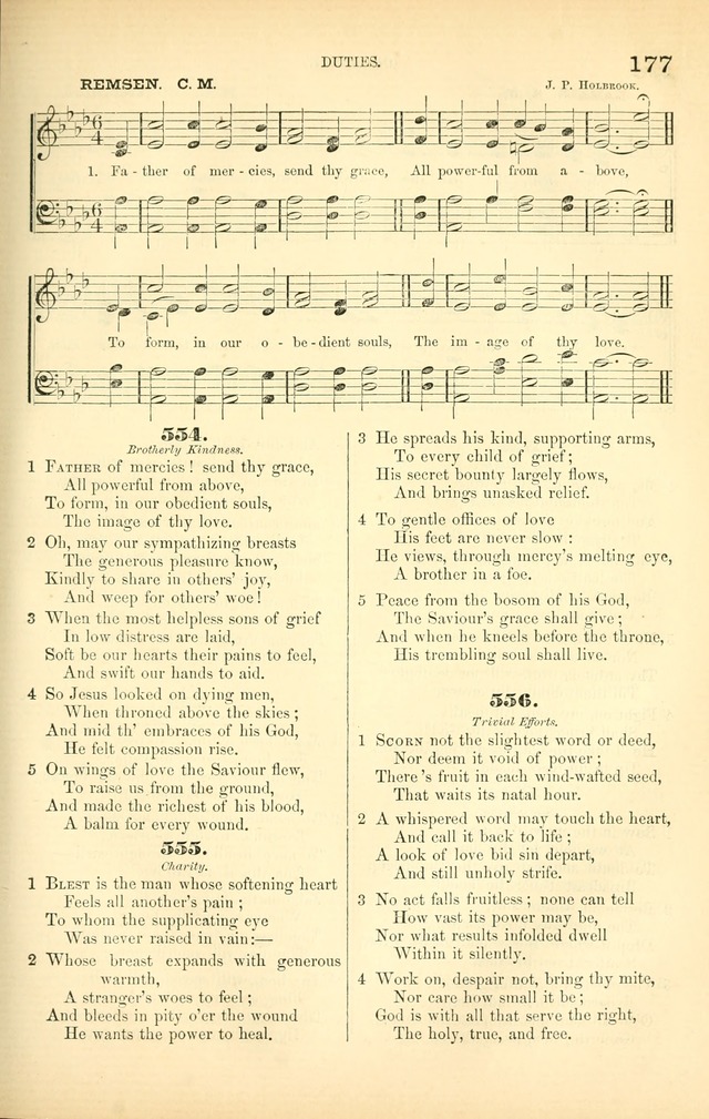 Songs for Christian worship in the Chapel and Family: selected from the "Songs of the church" page 190