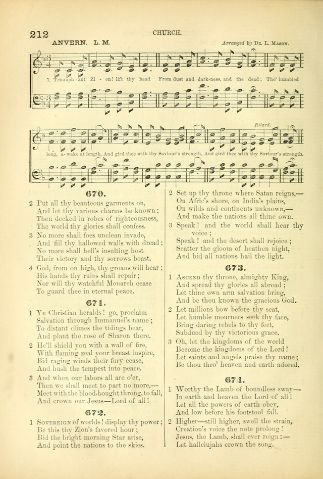 Songs for Christian worship in the Chapel and Family: selected from the "Songs of the church" page 225