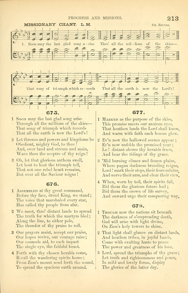 Songs for Christian worship in the Chapel and Family: selected from the "Songs of the church" page 226