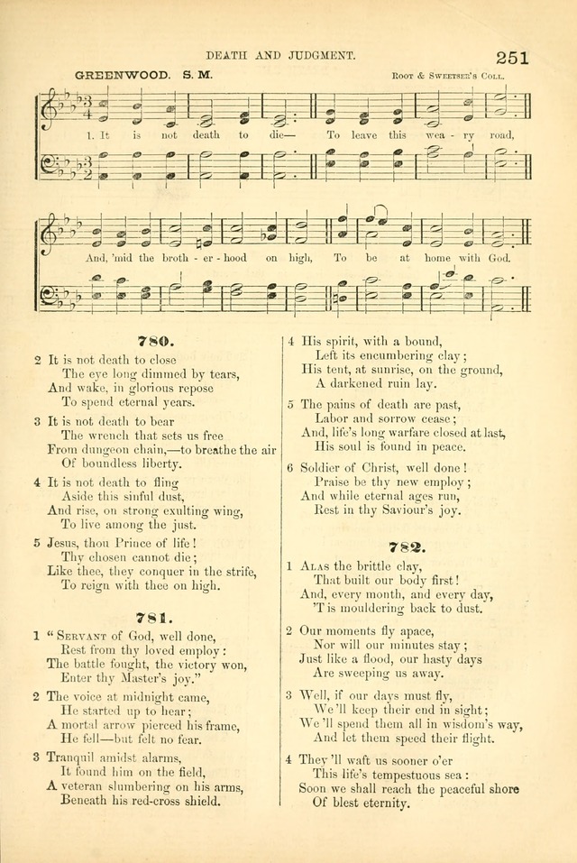Songs for Christian worship in the Chapel and Family: selected from the "Songs of the church" page 264