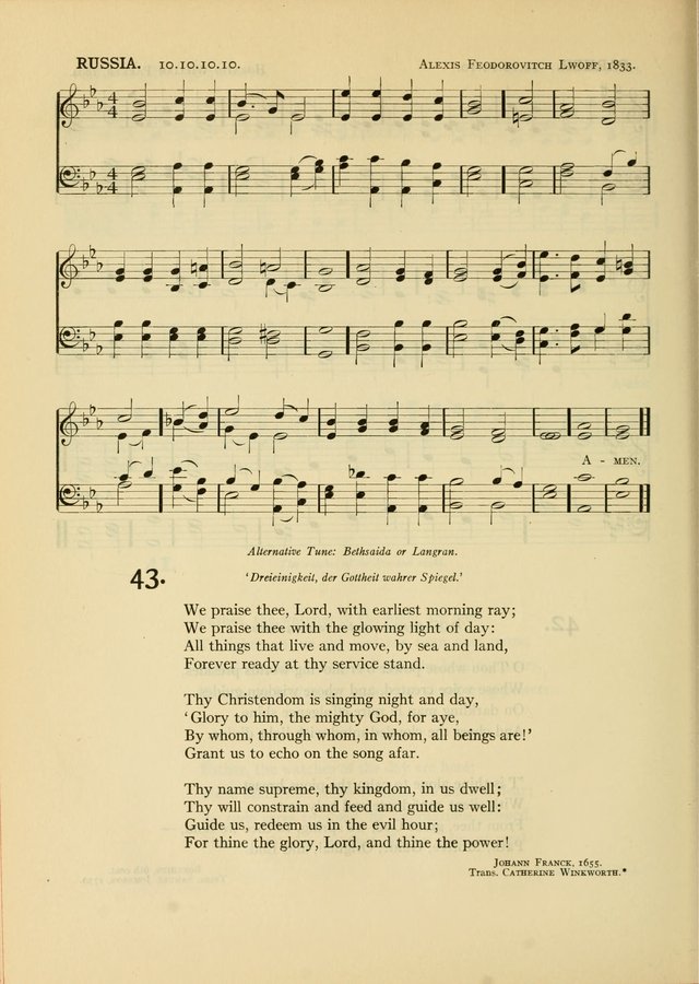 Services for Congregational Worship. The New Hymn and Tune Book page 122