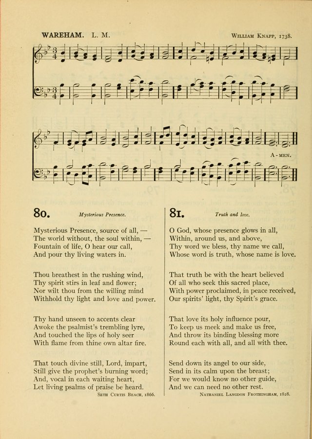 Services for Congregational Worship. The New Hymn and Tune Book page 148