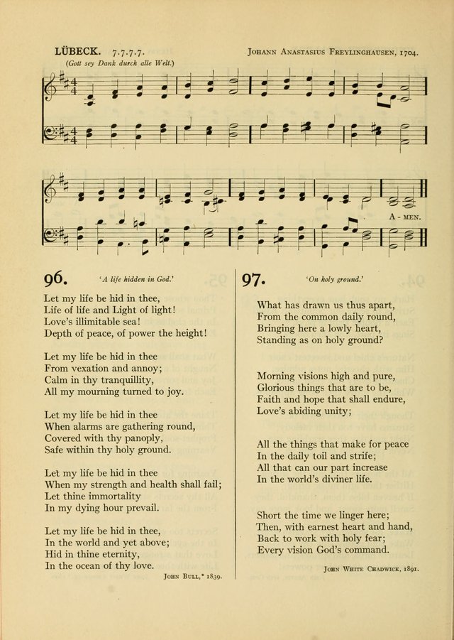 Services for Congregational Worship. The New Hymn and Tune Book page 156