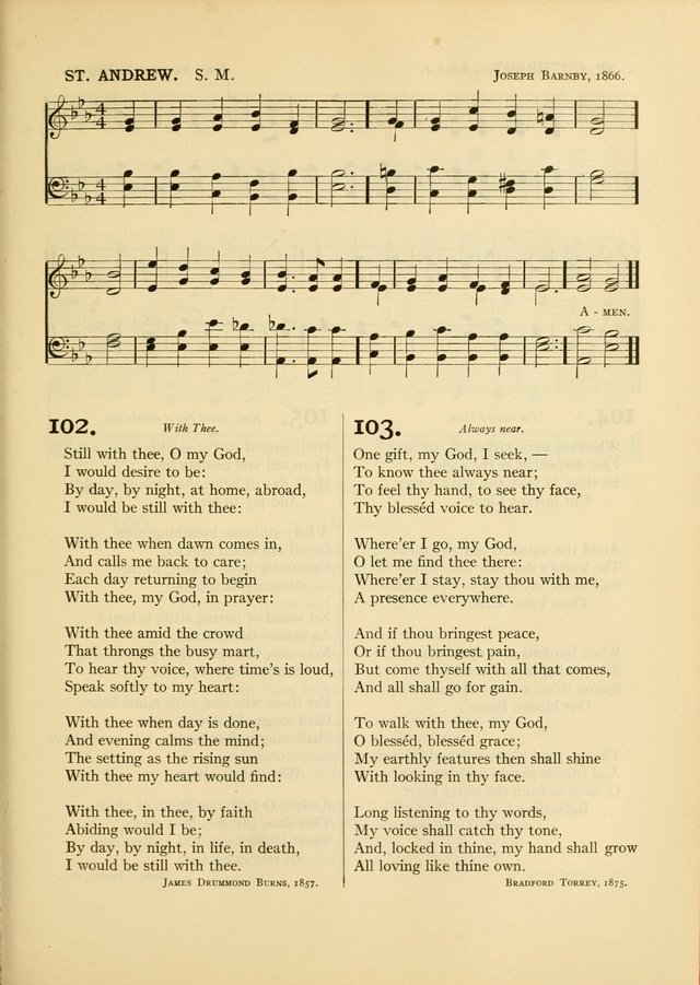 Services for Congregational Worship. The New Hymn and Tune Book page 159