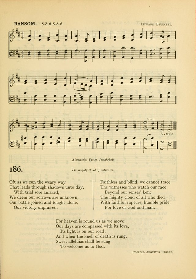Services for Congregational Worship. The New Hymn and Tune Book page 219