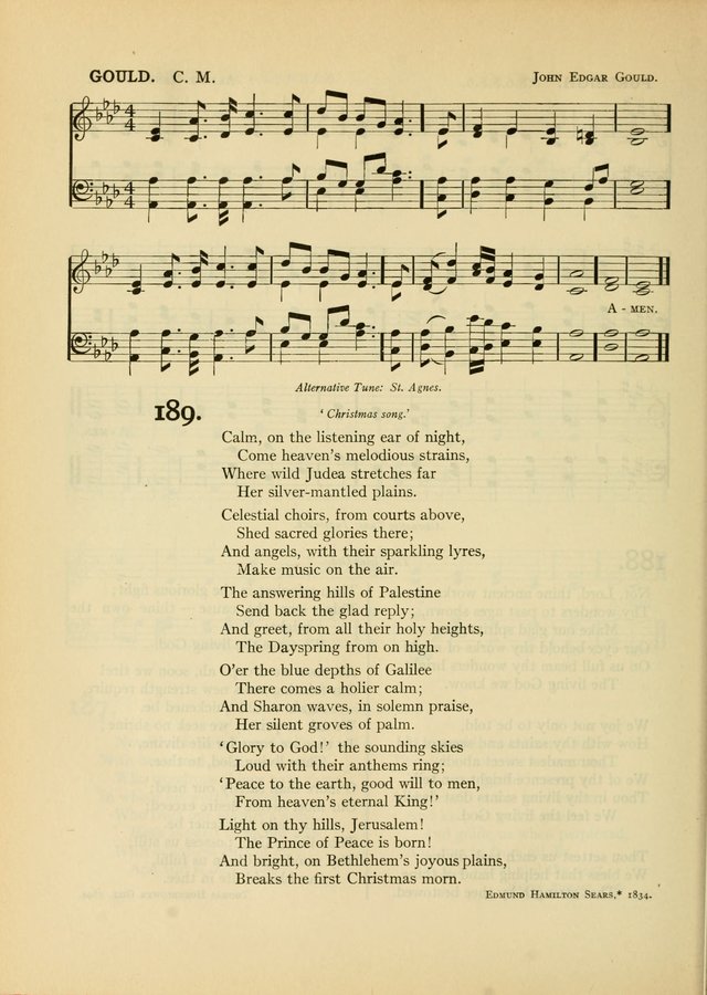 Services for Congregational Worship. The New Hymn and Tune Book page 222