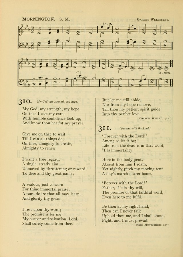Services for Congregational Worship. The New Hymn and Tune Book page 312