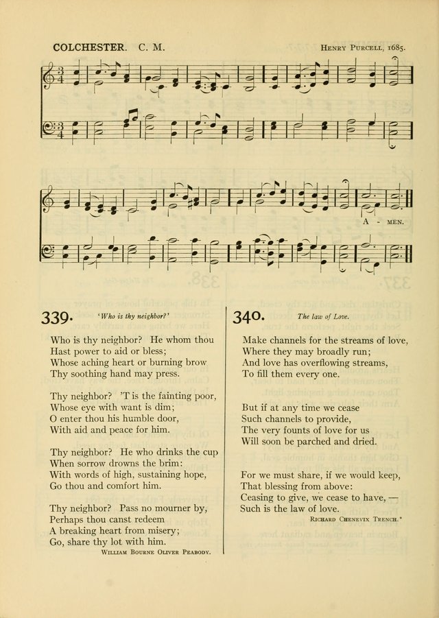 Services for Congregational Worship. The New Hymn and Tune Book page 332