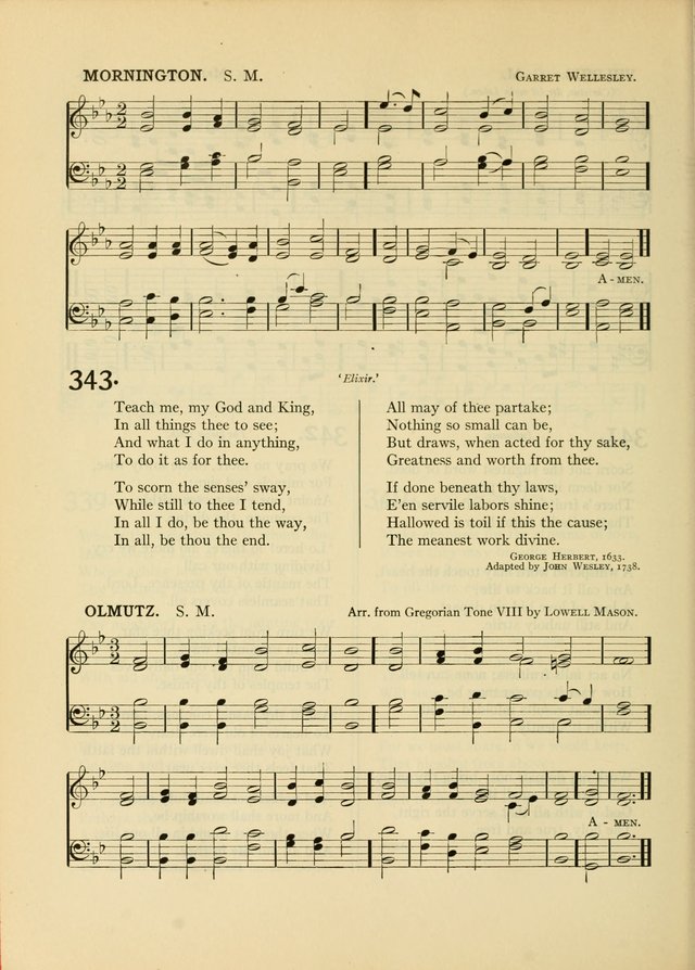 Services for Congregational Worship. The New Hymn and Tune Book page 334