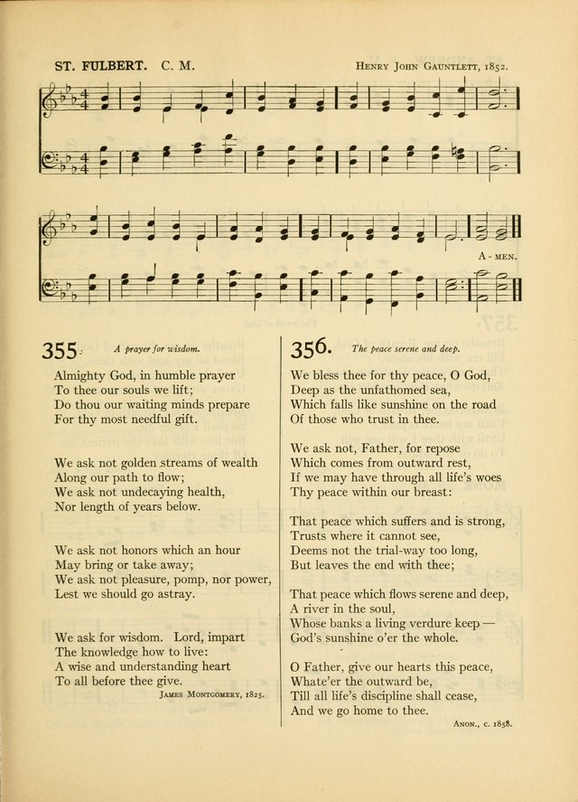 Services for Congregational Worship. The New Hymn and Tune Book page 341