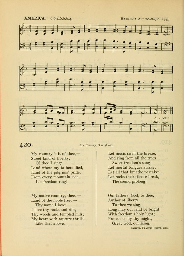 Services for Congregational Worship. The New Hymn and Tune Book page 388
